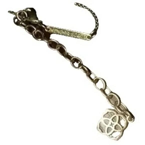 Kendra Scott Leonor Gold Bar Druzy Pendant Necklace - Picture 3 of 4